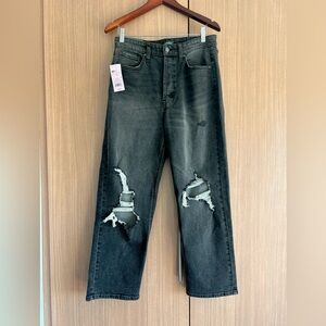 Women's Black Distressed Jeans, size 10/30